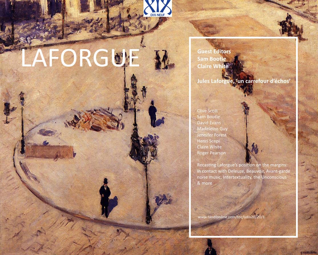 DixNeufJournal's tweet photo. Time to sit down &amp; read our special issue on Jules Laforgue! incl. free articles https://t.co/gkx2KeVhQk #Laforgue https://t.co/FSplmoUWjf