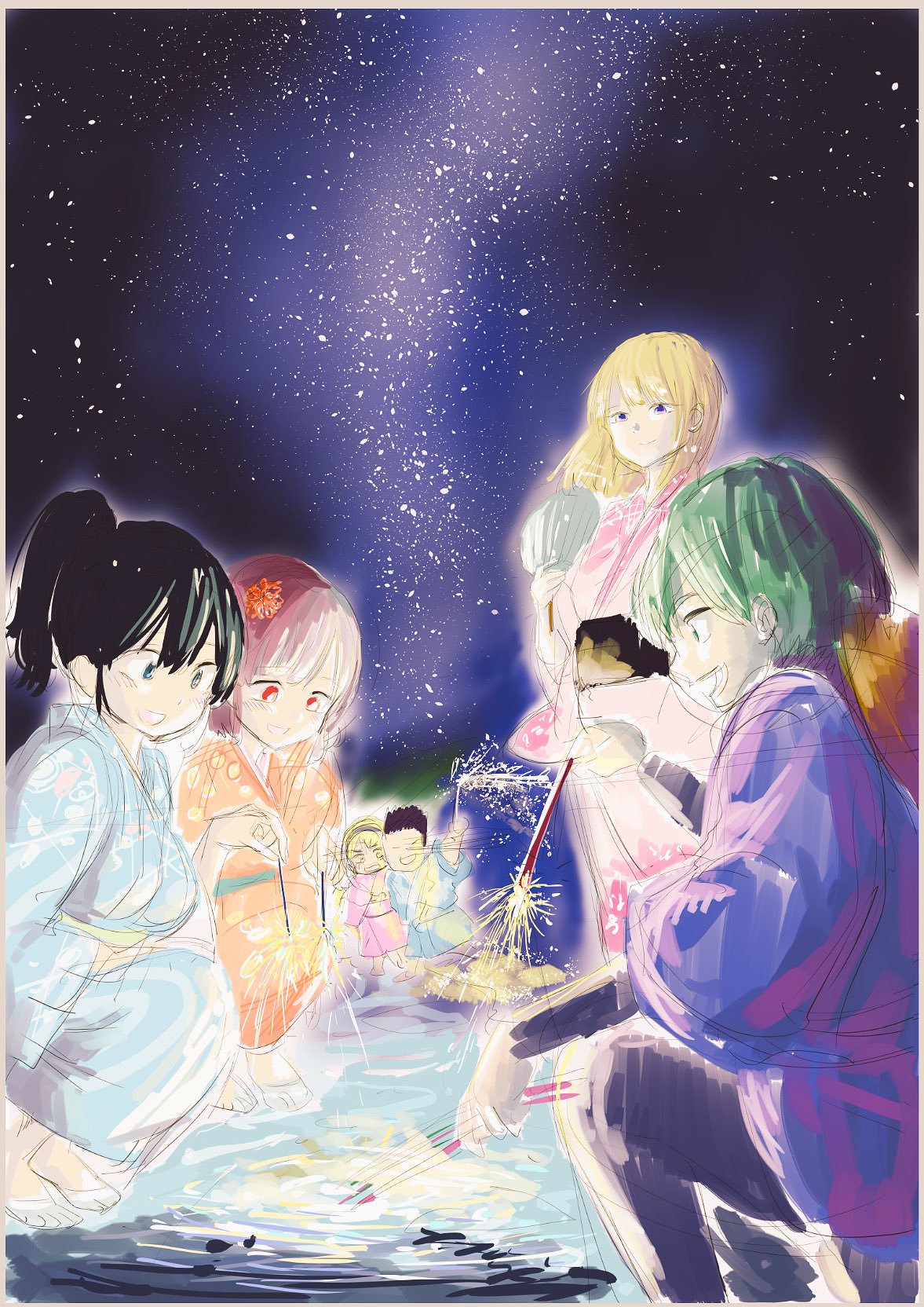吉村拓也 イラスト講座 以前アップしました このカラーラフは 4月発売予定の 神様のハナリ第3巻の裏表紙です 完成イラストのメイキング動画も またアップします T Co Qsftvsobdm Twitter
