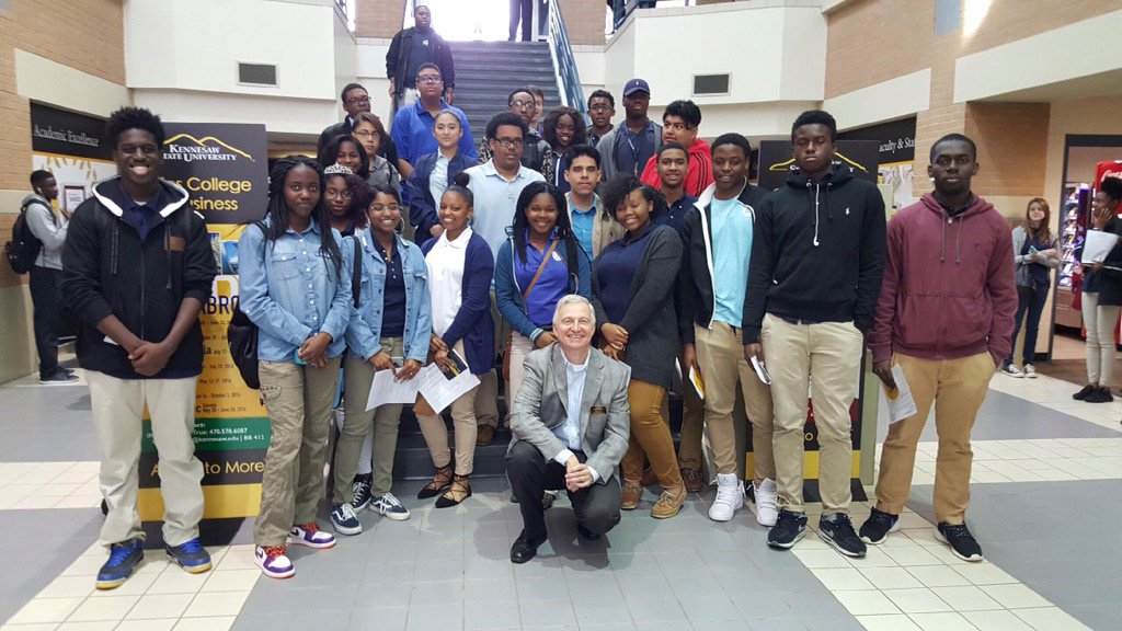 ksuentrepreneur's tweet photo. Thank you South Cobb High School for visiting the #KSUEC today! A group of great students. https://t.co/3E5I6CZw0n