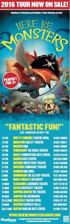 MonstersOnTour's tweet photo. Next up: Tuesday @FairfieldHalls then Wednesday and Thursday in Buxton! #MonstersOnTour #HereBeMonsters https://t.co/NGINsk2iVY