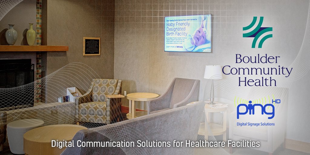PingHD's tweet photo. Easy-to-customize #digitalsignage solutions for #Healthcare facilities. #DigitalSignageToday https://t.co/gU1KF8zZPq https://t.co/6N8tchAp3z