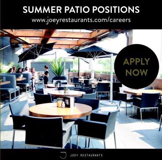 We are looking for great people to join our team! Apply online today at joeyrestaurants.com/careers #yvr #careers