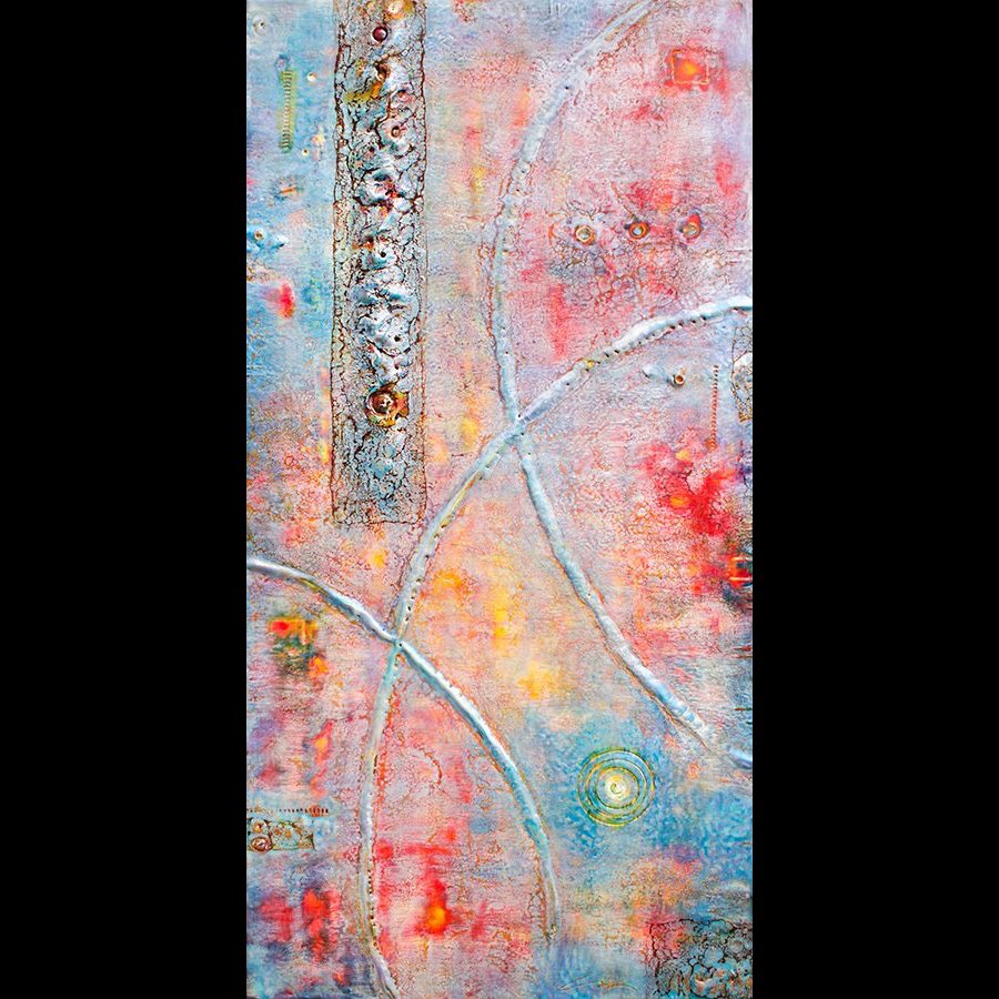 SurfaceGallery1's tweet photo. #flashbackfriday #TGIF #AVLart #Asheville #encausticpainting #artgallery #privateartcollection #ConstanceWilliams https://t.co/acLepUni7Z