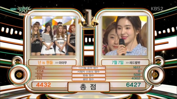 [뮤뱅] 헐 오늘 1위 점수 (대박) | 인스티즈