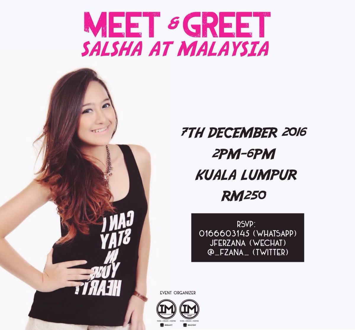 _ForeverSL's tweet image. Hi guys👋👋 Come on and join us.. MnG @salshaabilaa at Malaysia..Save the date!! @SLCreative8