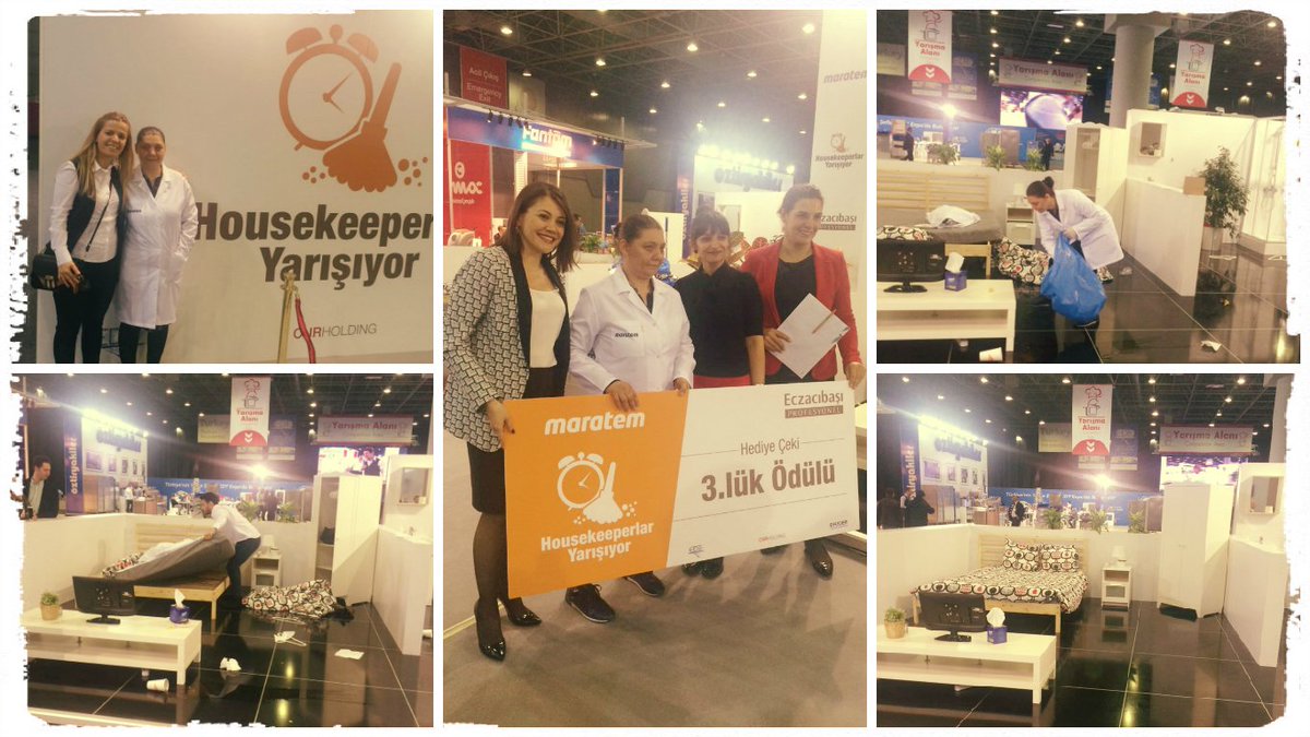 4. Ev Dışı Tüketim-Gıda Ürünleri Fuarı "Housekeeplar Yarışıyor" etkinliğinde 3.'lük ödülünün sahibi olduk...