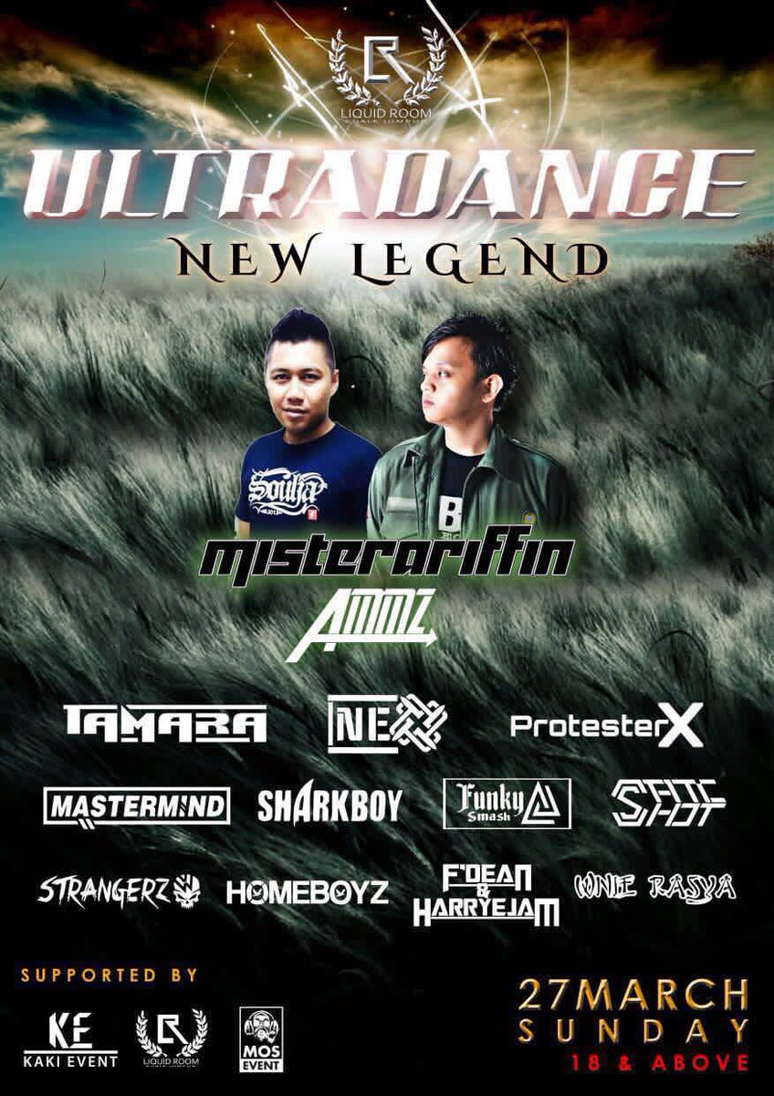 misterAriffin's tweet photo. Gentle reminder for this coming Sunday at Liquid Room. Be there trance warriors! #UltraDance https://t.co/PNyaxxeMvb