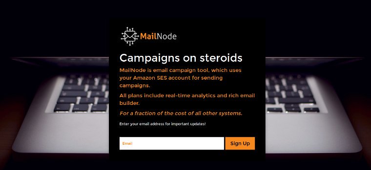 MailNode tweet picture