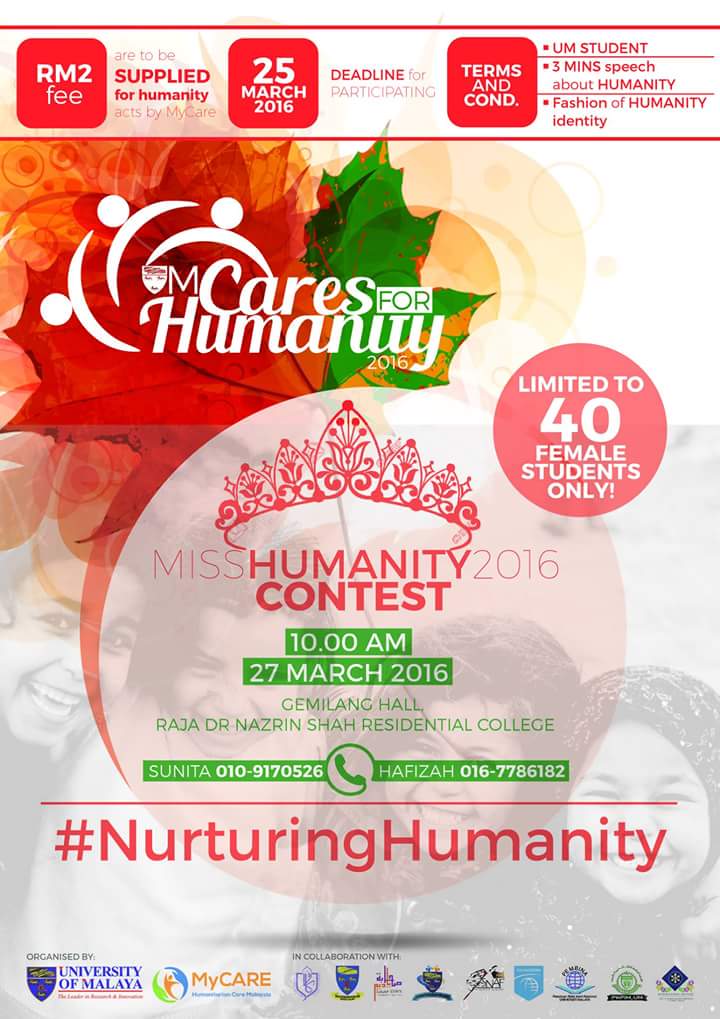 26-27 March #UMCaresForHumanity #NurturingHumanity