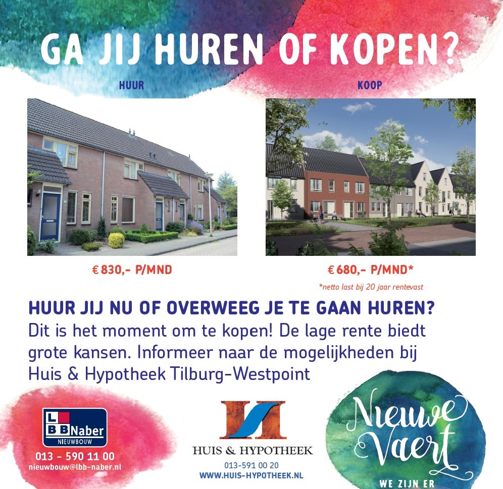 NieuweVaert's tweet photo. Huren vs. kopen. Informeer naar de mogelijkheden! https://t.co/ZKyQT5J5WX #NieuweVaert #Kaatsheuvel #Nieuwbouw https://t.co/DEV6YETtY0