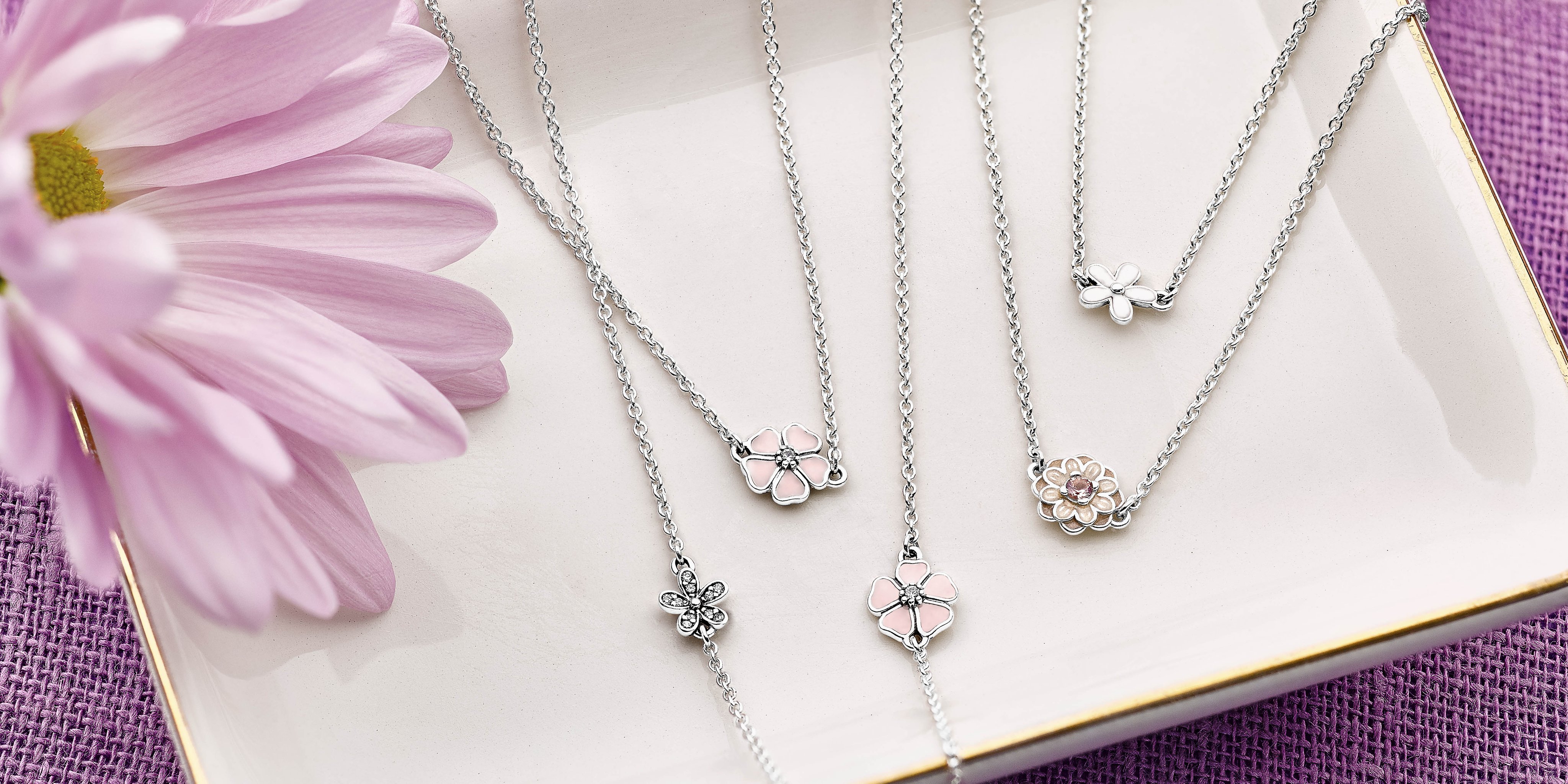 Pandora poetic blooms best sale necklace