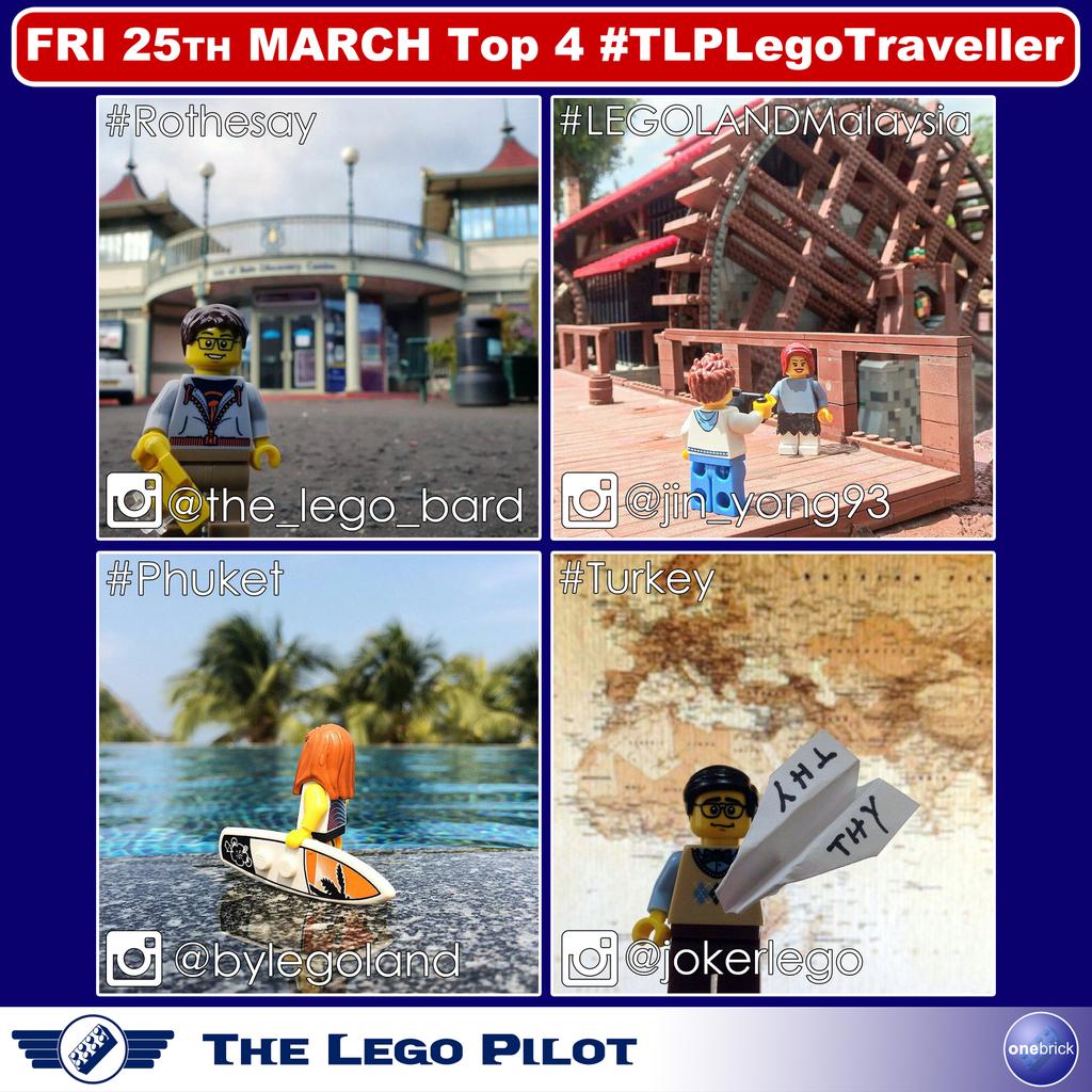 theLegoPilot's tweet photo. Here are the top 4 for the 27th #TLPfriday 25th March 2016. Well done! #LEGO #TLPLegoTraveller #photochallenge #AFOL https://t.co/OE7AkdbpnG
