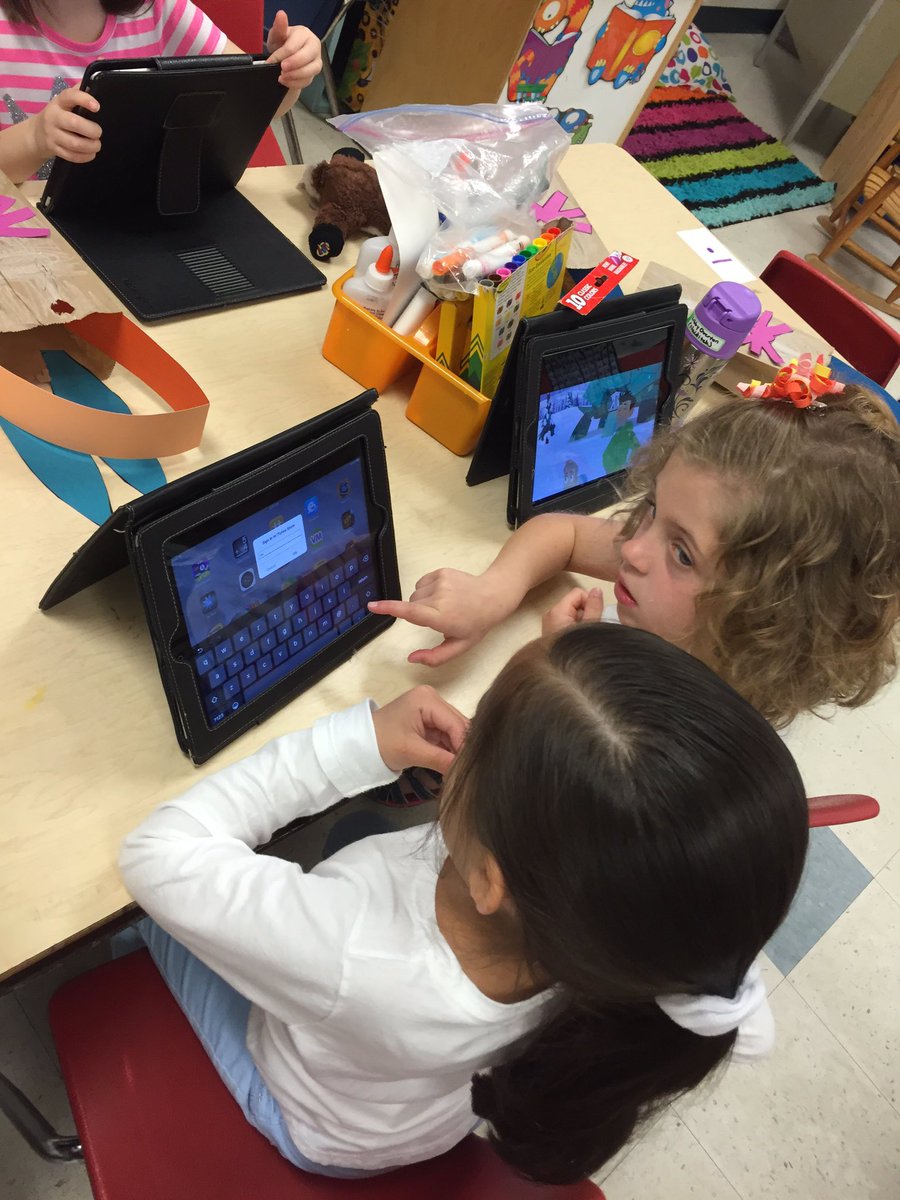 Ferguson_RES's tweet photo. Check out @RES_Roadrunners #superincredible kindergarteners! Great job, Mrs. Neiditch! #iPadstrong @glndschools https://t.co/7HPfUMO4ya