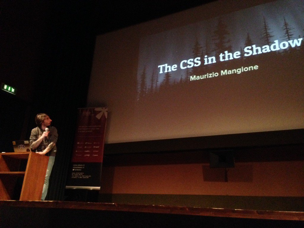 MakhBeth's tweet photo. @granze e il css nell'ombra :O @cssdayit #cssday2016 https://t.co/dOk8jyt3zh