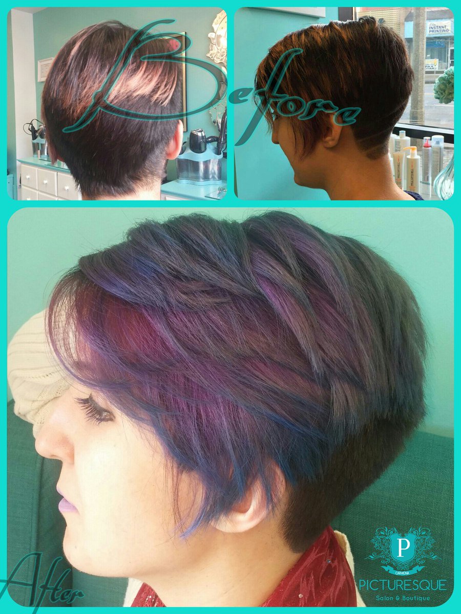 BrittinyLene's tweet photo. #haircolor at @PICTURESQUE814. #purplehair #rainbowhair #bluehair #haircut #salon #thetexturizedtouch #eriesalon https://t.co/nhXQw8rPaa