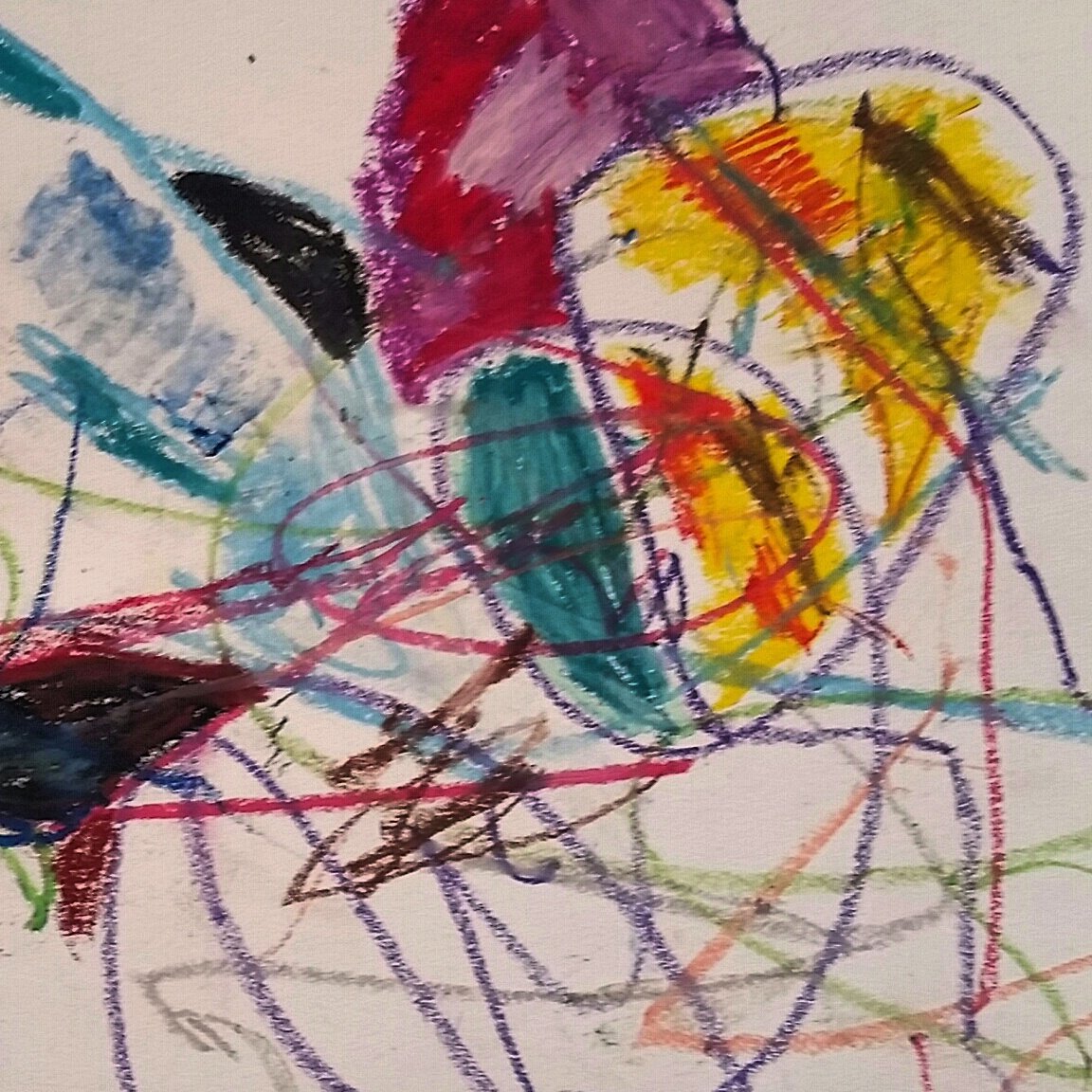MrsGoldmanMiami's tweet photo. Oil pastel collaboration by 2 and a half yr old and 37 year old #springbreakart #toddlerart #talkaboutart https://t.co/qkBDK2LKZe