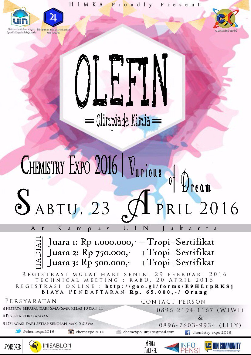 Olimpiade kimia Fst Uin jakarta <a href="/JakartaEventID/">Jakarta Event</a> <a href="/infomoonzher/">Info SMAN 2 Tangsel</a> <a href="/IntStudiesClub/">ISC Jakarta</a> <a href="/SMAN3Tangsel/">SMA Negri 3 Tangsel</a> <a href="/rtcuifm/">107,9 RTC UI FM</a> <a href="/InfoEventTng/">IG : InfoEventTng</a>