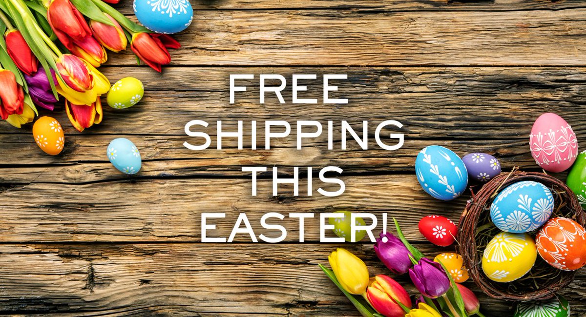 FREE shipping with all orders over the Easter bank holiday weekend! Use code EASTER2016. bit.ly/CHeaster