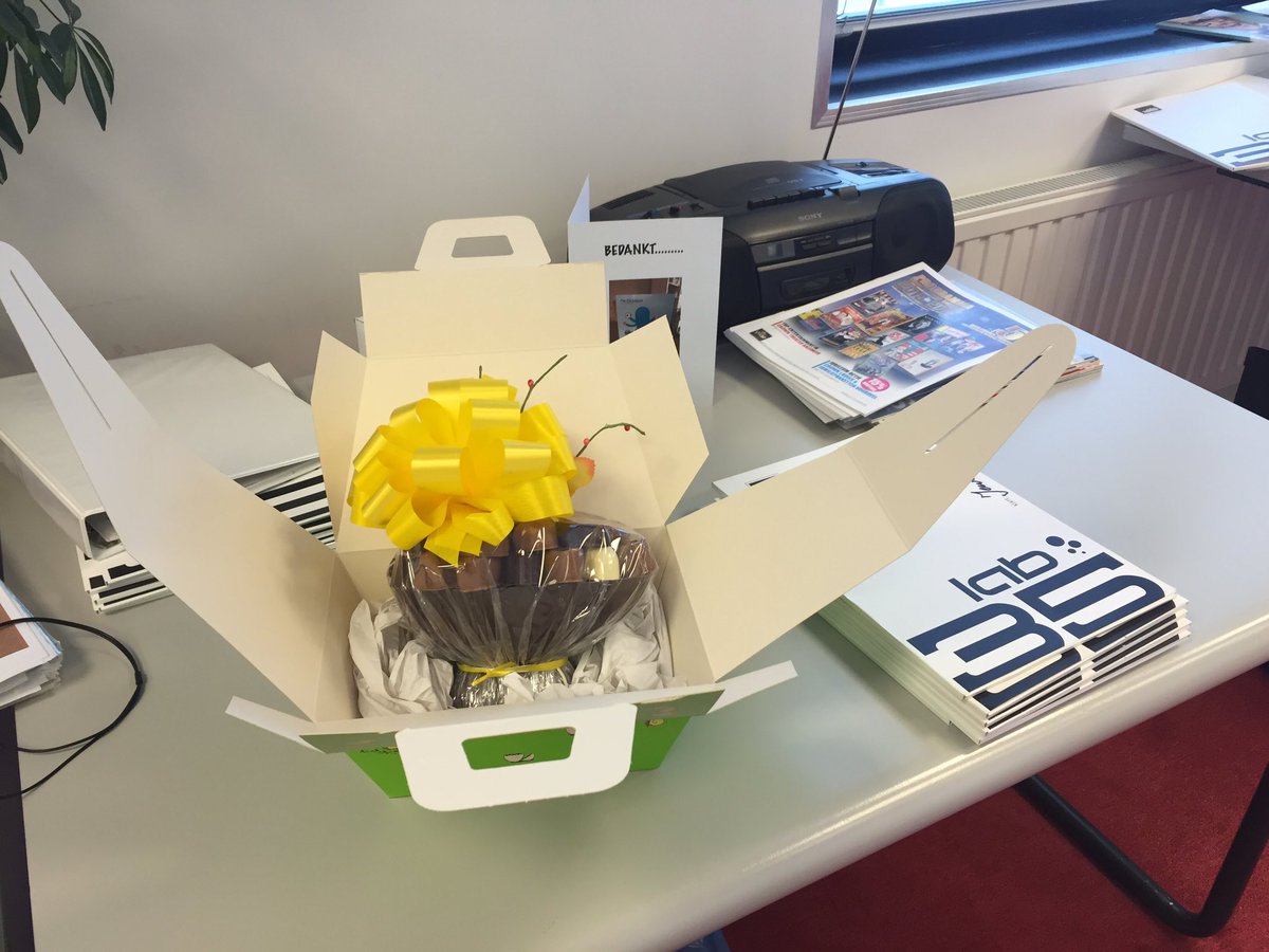 Waardering voor ons werk van #martinezchocolade .. Zo leuk en lekker