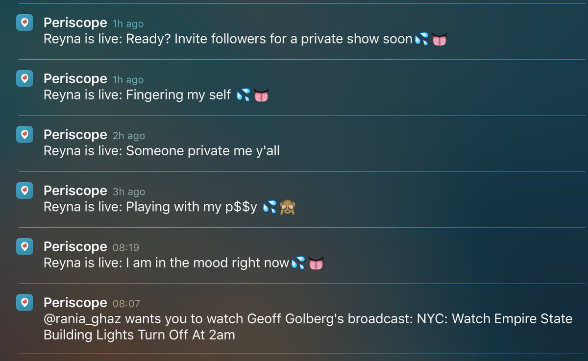 Please address this account @rania_ghaz1. Nasty sexual content on #Periscope.   .<a href="/kayvz/">Kayvon Beykpour</a> @periscopehelp @periscopetv