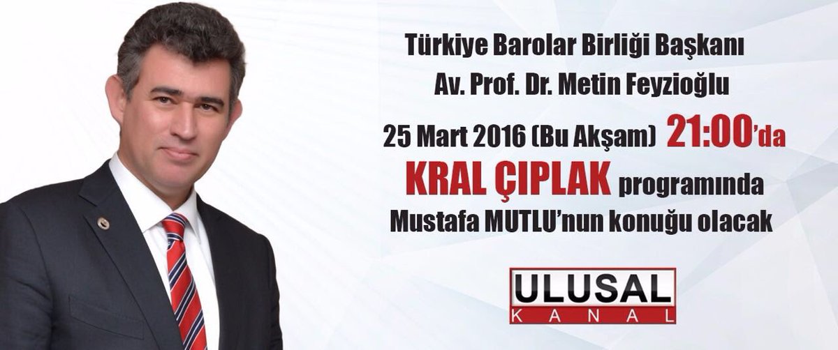 Metin Feyzioğlu tweet media