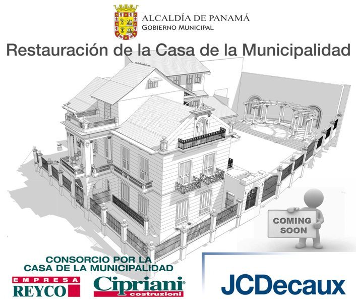BlandonJose's tweet image. En abril, con el apoyo de JCDecaux, empezarán los trabajos de restauración de la Casa de la Municipalidad #Panamá