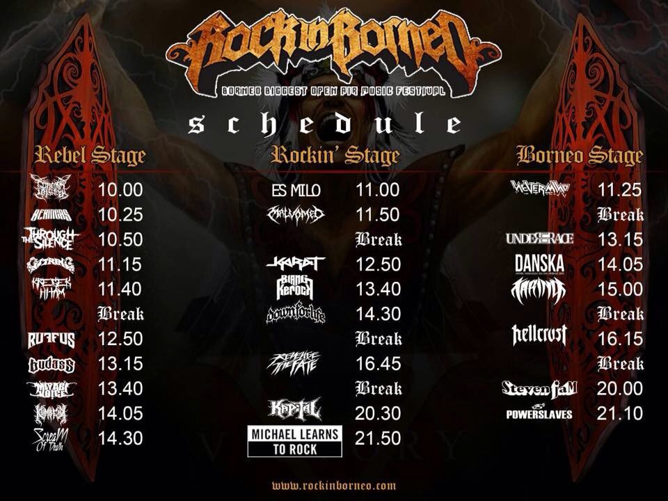 Bissmillah <a href="/rockinborneo/">ROCK IN BORNEO</a> ! BERINGAS! Jangan segan untuk membagi energi kalian di barisan terdepan...