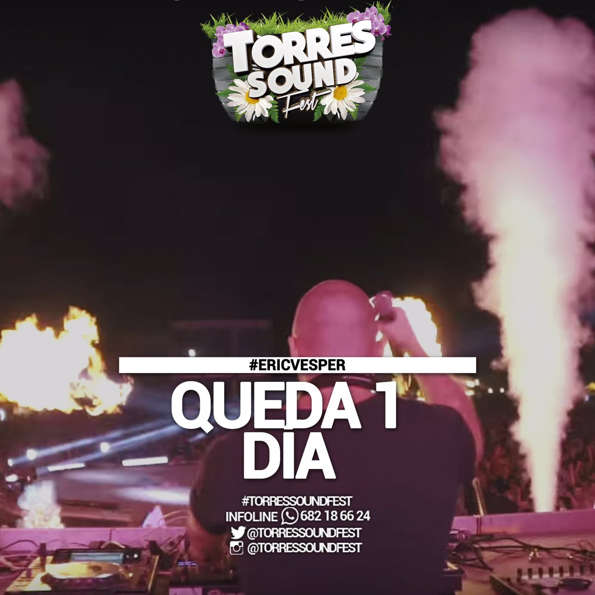 SOLO FALTA 1 DÍA PARA DISFRUTAR !! 👏🏽
bit.ly/torressound2016

📞 Infoline 682 18 66 24