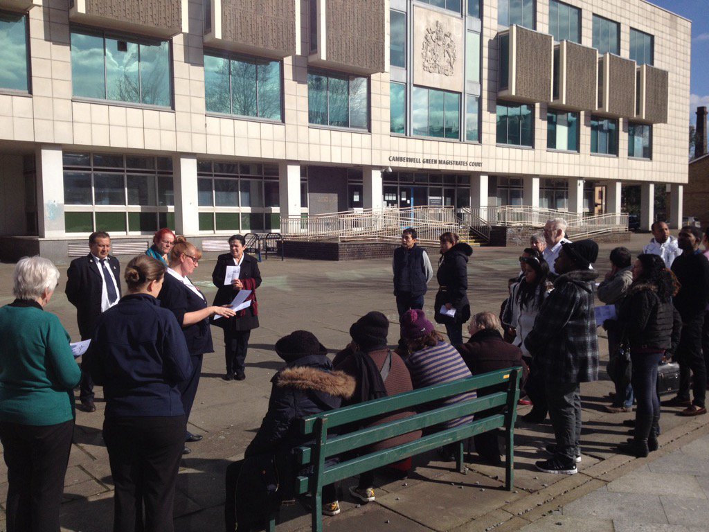 CamberwellSA's tweet photo. A real life setting for our reflection upon the trial of Jesus #GoodFriday https://t.co/x899QAknB3