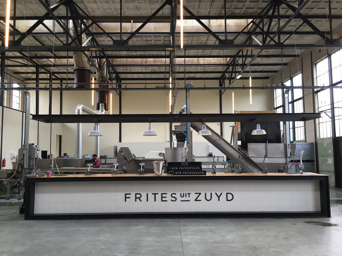 Haute friture op het Hembrugterrein Zaandam #fritesuitzuid