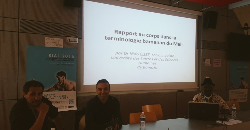 arnaudrichard's tweet photo. Communication du Pr Cissé U.de Bamako #Mali #RI en mobilité universitaire à @univpaulvalery @2016rial @Praxiling https://t.co/5pBqfutZKc