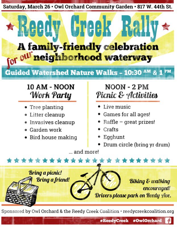RCCrva's tweet photo. Join us tomorrow! pls RT #Free #Fun #Community #ReedyCreek #RVA #400trees https://t.co/whkSLQwZHN