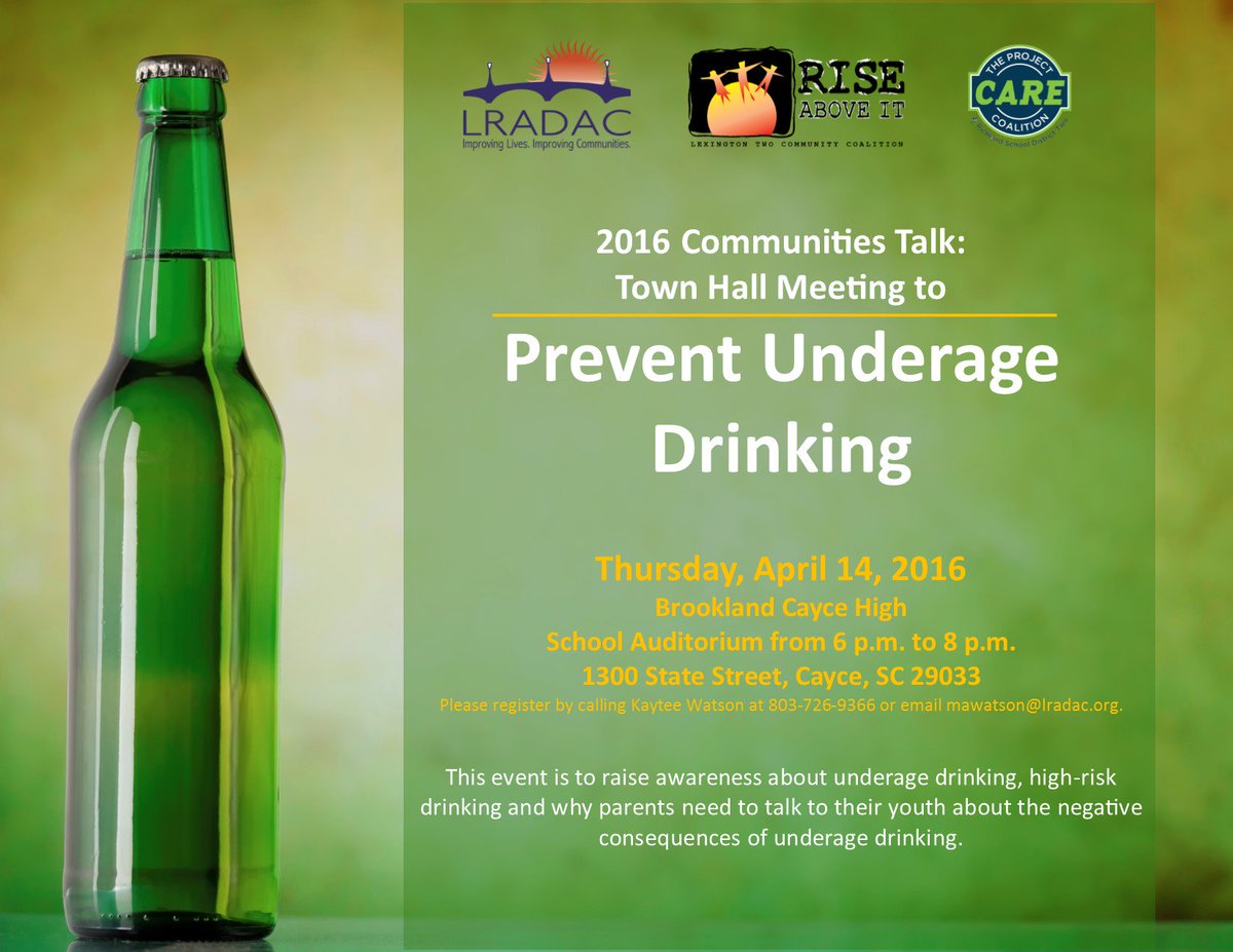 KayteeWatson's tweet photo. My coalition is hosting a Town Hall Meeting to Prevent Underage Drinking. BE THERE! #riseaboveit #prevention https://t.co/W76vsy7uD4