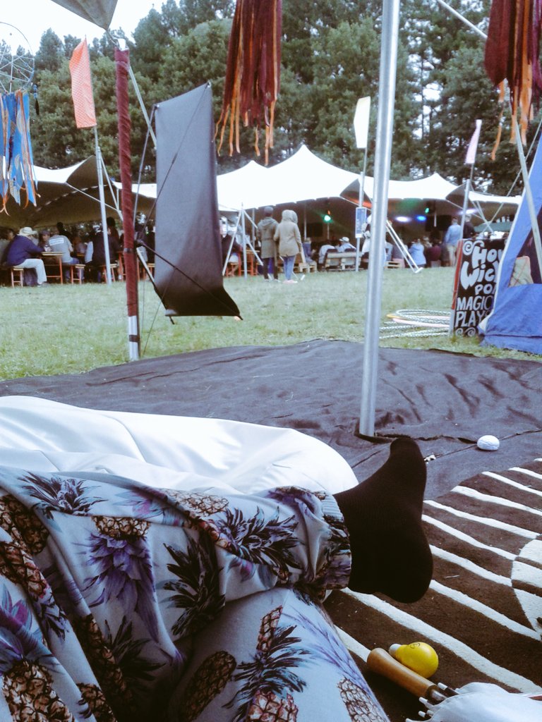 CeecesTravel's tweet photo. It doesn't get more chilled than this! @splashyfen you have my heart ♥ #Splashyfen #CeeceIsAtSplashy Acoustic Stage https://t.co/82emwek9TK