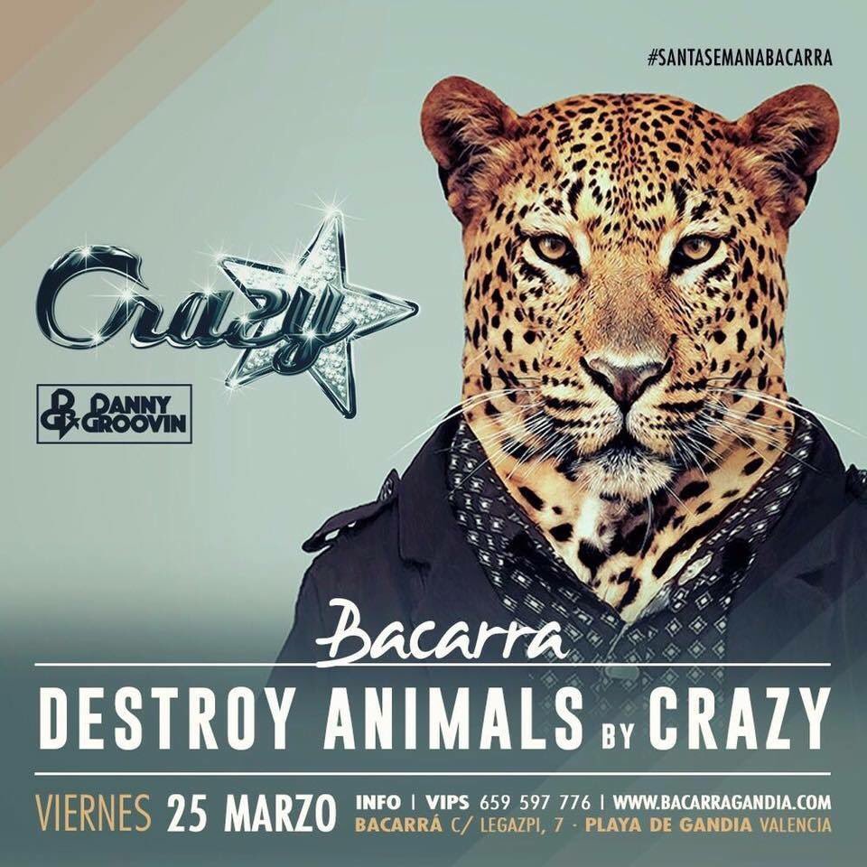 isabelpleite's tweet photo. Esta noche CRAZY MADRID se desplaza a gandia en sala @BacarraGandia os esperamos... https://t.co/WdaMD4QitK