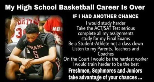 TCSTigersVBHoop's tweet photo. Powerful pic...never take your time for granted. https://t.co/4WUpHXBbgb