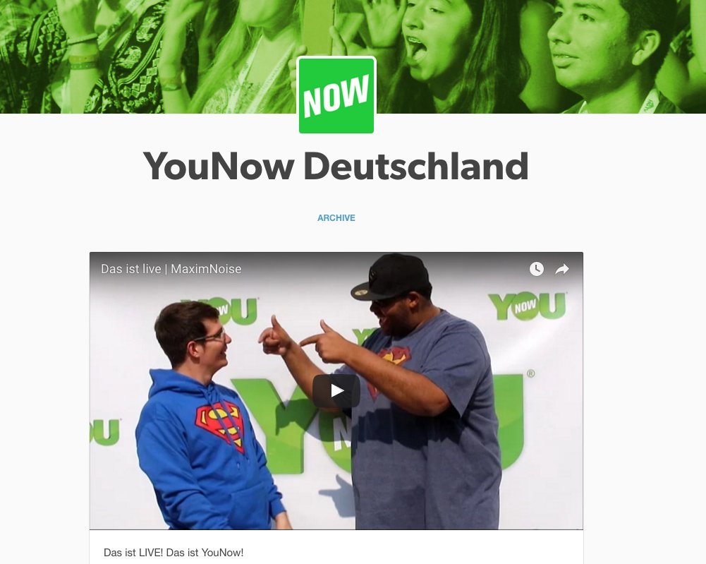 YouNowDeutsch's tweet photo. .@maximnoise Du bist #YouNow Denn Du bist la la la #LIVE #HappyBroadcasting #KeepItCreative https://t.co/OsBKNzdNKT https://t.co/AMxJW2cUzO