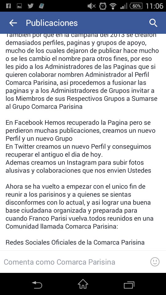 ComarcaParisina's tweet photo. Comunicado: https://t.co/lL7ge3nIw3