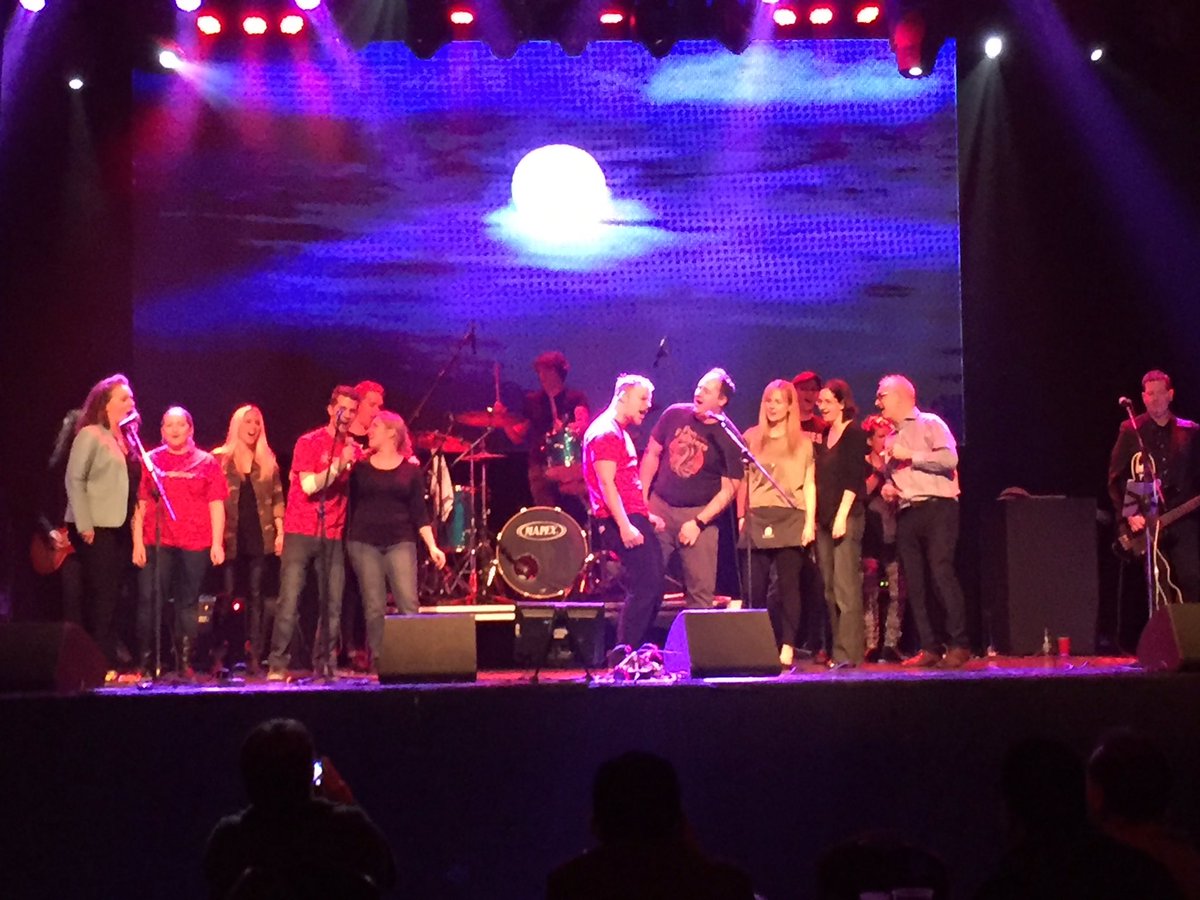 HopeRocks_RMH's tweet photo. Here's our awesome committee starting the night off with a little "Summer of 69" https://t.co/Lo8pgvLRhZ