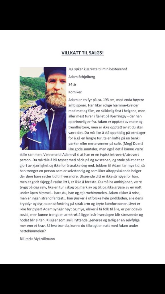 adamwickedhus's tweet photo. Adam&amp;Tore skal finne date til hverandre!Vil du på date med Adam eller Tore? Send melding i P13's innboks på Facebook https://t.co/hTKbstWOfd