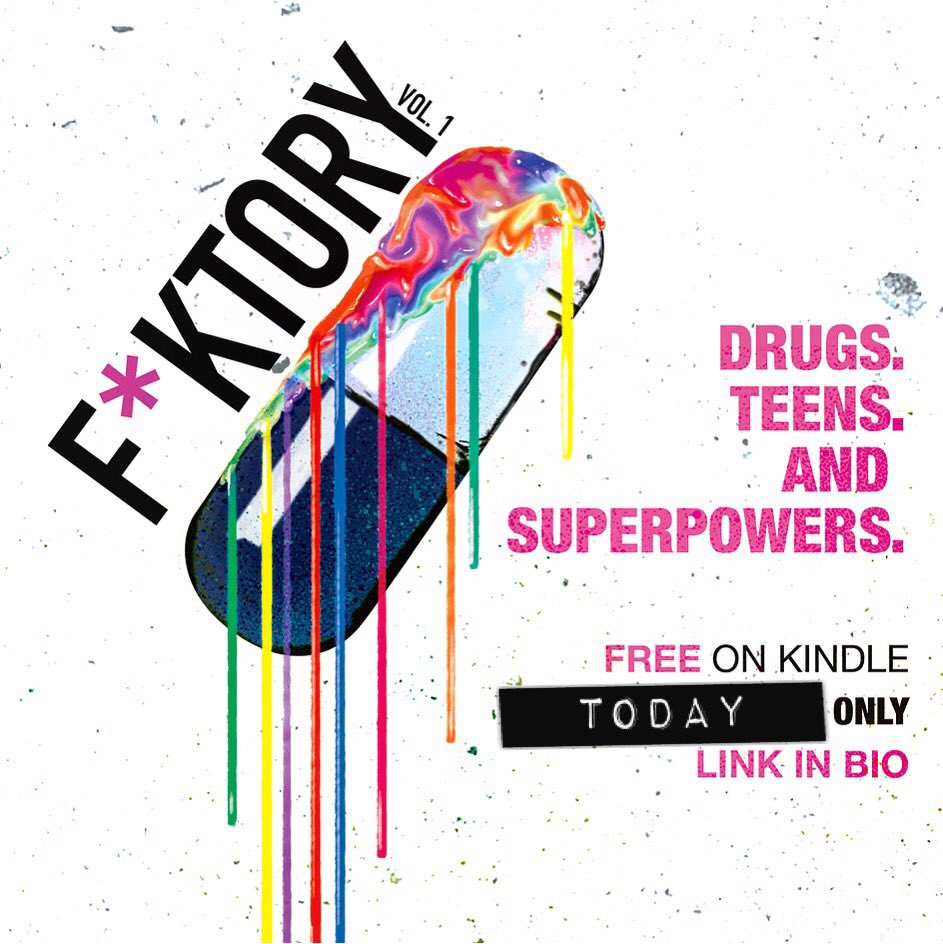 EyedripArt's tweet photo. #FREE AMAZON ebook->https://t.co/yBeDhnIQTB #ya #youngadult #fantasy #freekindle #drugs #superhero #fktory #fiction https://t.co/c0WjTaSD2U