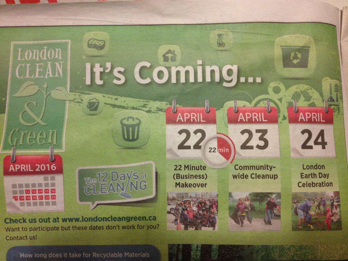 QuintonMeadow's tweet photo. April is going to be an exciting month @gowildgrowwild #EarthDay2016 #LondonClean https://t.co/05CveR7XDy
