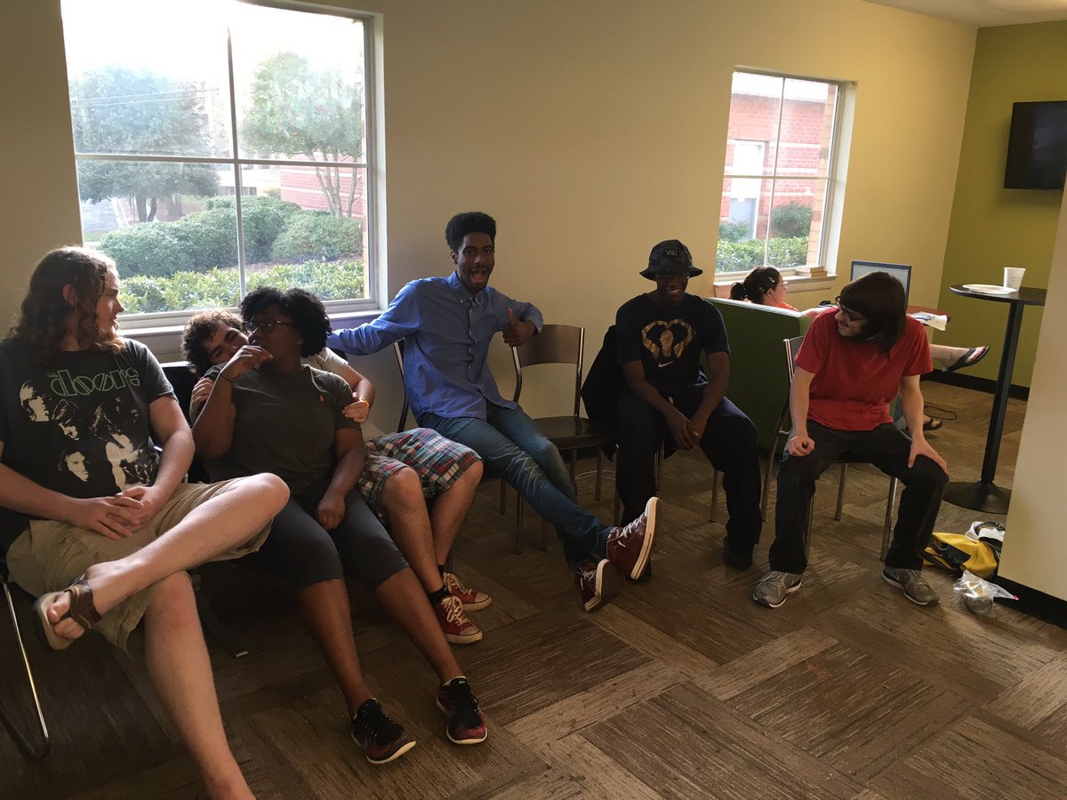 DramaClubAtKsu's tweet photo. Thank you for coming to our Slice of Life Improv Night yesterday! Take care and have an awesome Spring Break, Owls! https://t.co/luy3fy01wt