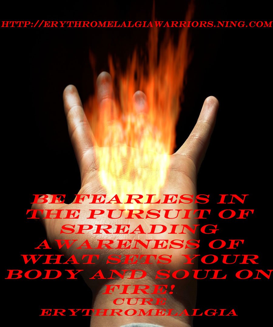 EM_Warriors's tweet photo. Spread Awareness! #Erythromelalgia #cureEm #raredisease #patientsupport https://t.co/yoJPpoq9S3 https://t.co/5AWswVVVzB
