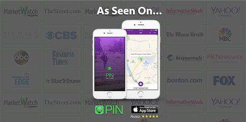GoWithPIN's tweet photo. As seen on CBS, ABC, NBC, FOX, MarketWatch, &amp; Yahoo. Download PIN today - https://t.co/QMuvujPx6b  #FindYourPlace https://t.co/YuFtgTVlyt