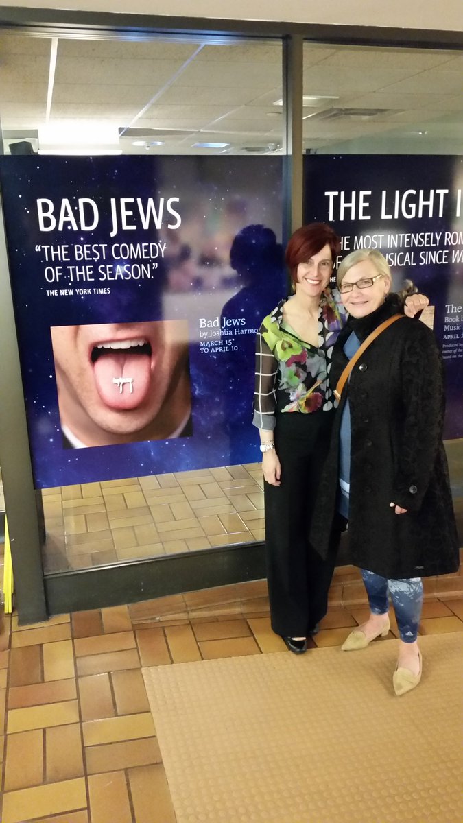 alysonjconnolly's tweet photo. Kudos to director Valerie Planche and cast #tcBadJews @TheatreCalgary.Talkback every night.Worth the trip to #yyc https://t.co/l862R7m2T7
