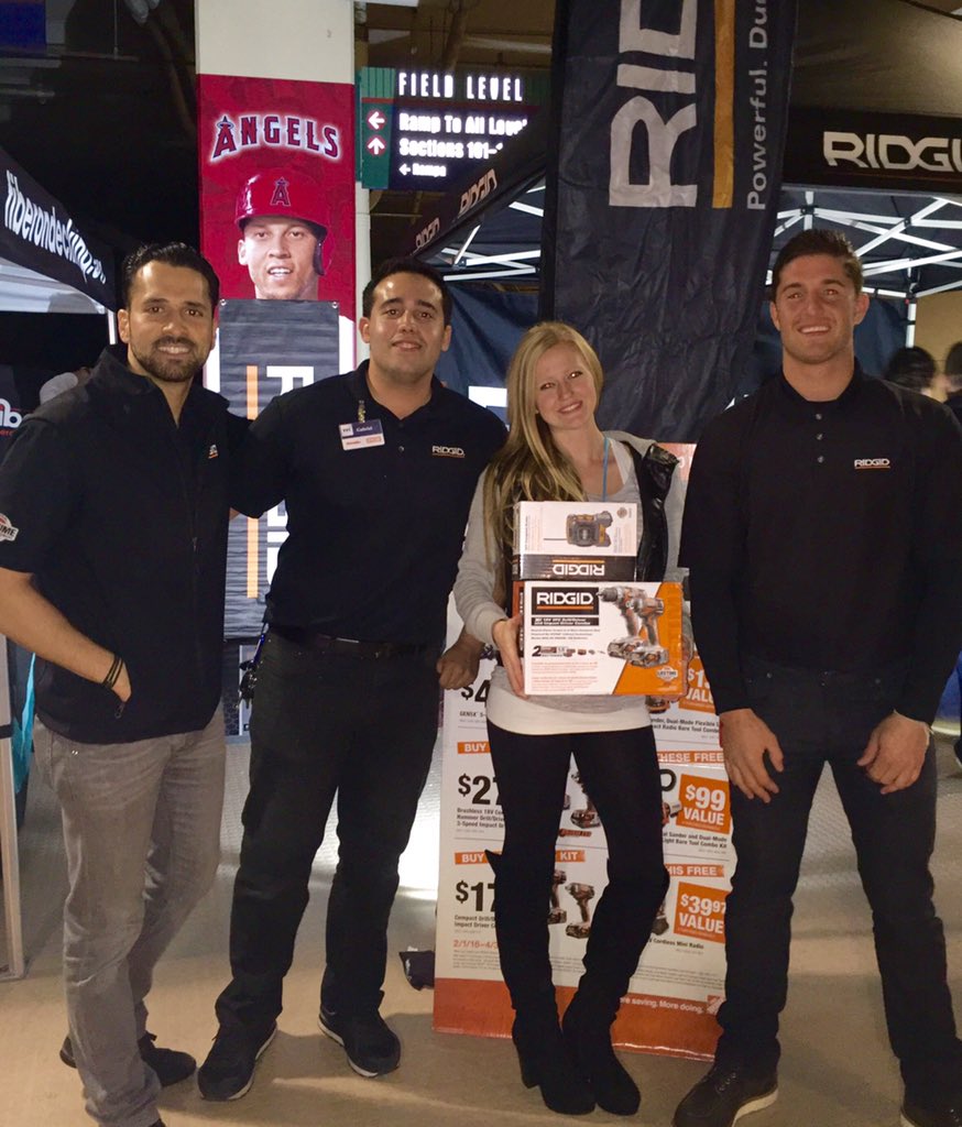 adritoolnation's tweet photo. Congrats to all the @RIDGIDPower winners! #ProStadiumMAE event @Angels #TeamRIDGID #LSA #LetsDoThis @HomeDepot https://t.co/WMmEePKG92