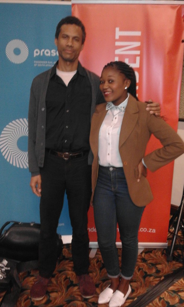 launaJack1's tweet photo. It was good getting to know MarkTurner ..@CTJazzFest I had great time at the press conference #espafrica https://t.co/fuXhLtJJXa