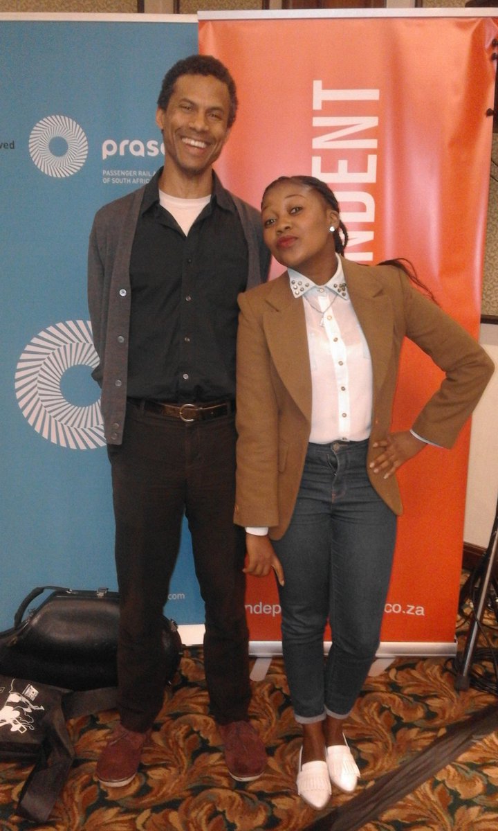 launaJack1's tweet photo. It was good getting to know MarkTurner ..@CTJazzFest I had great time at the press conference #espafrica https://t.co/fuXhLtJJXa