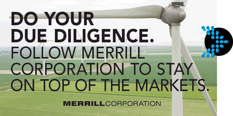 We're putting a lot of stock in our new page! Please follow us @MerrillCorp before April 1st for great insights.